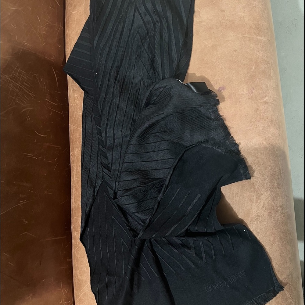 Giorgio Armani Black Scarf